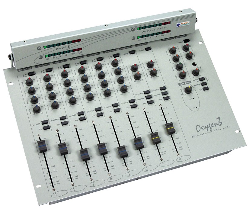 Console analogique broadcast Axel Technology Oxygen 3