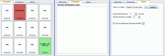 onglets d'accès my radiomatisme