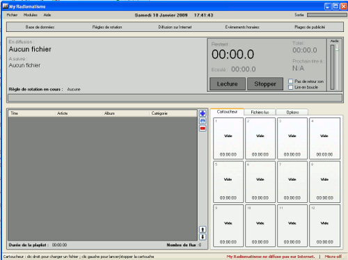My Radiomatisme logiciel radio broadcast automation