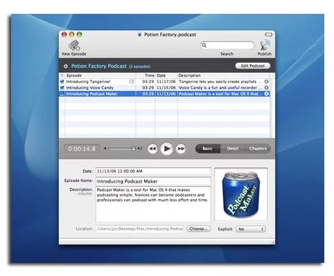 Podcast Maker logiciel de podcast radio 