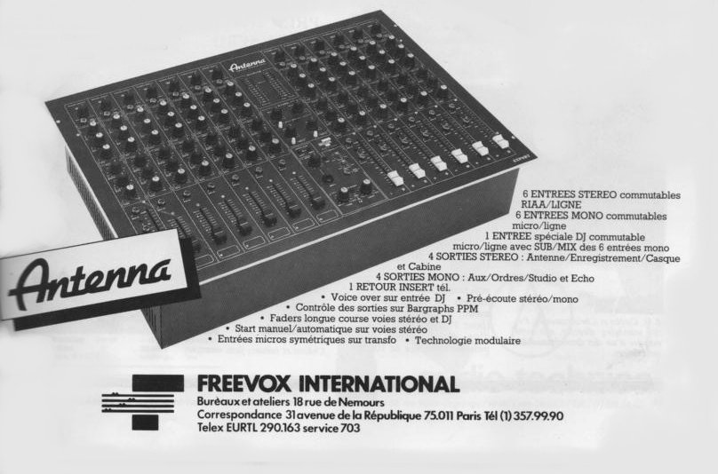 Publicité Freevox Antenna