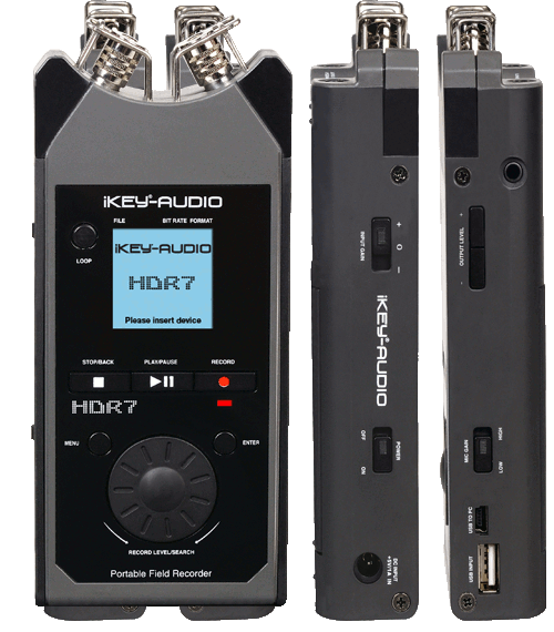 IKey HDR7 enregistreur IKey HDR7 enregistreur radio recorder broadcast