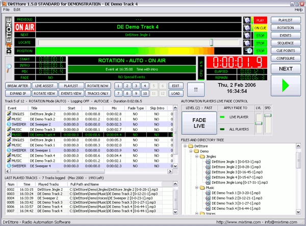 direttore logiciel automation radio 
