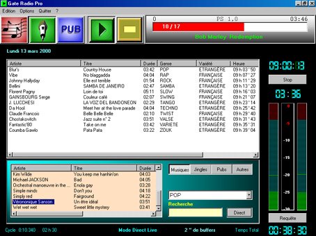 Gate Radio Pro logiciel automation radio