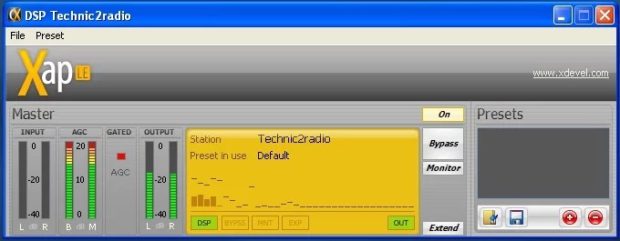 CaterX DSP AGC stereo expandeur radio technic2radio