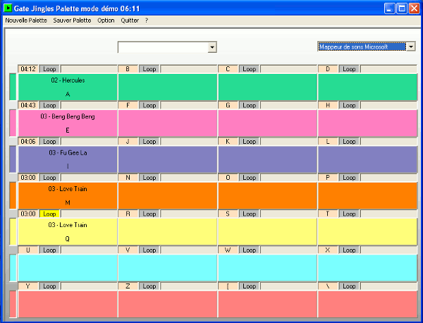 Gate Jingles Palette Cartwall cartoucheur technic2radio Gate Jingles Palette Cartwall cartoucheur technic2radio