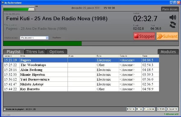 My Radiomastisme Finale Beta 5 radio broadcast