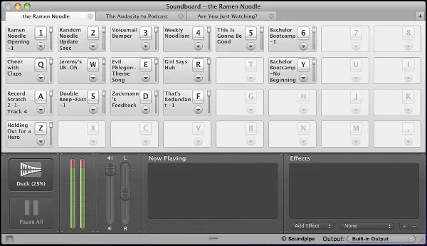 Soundboard Ambrosia cartwall cartoucheur