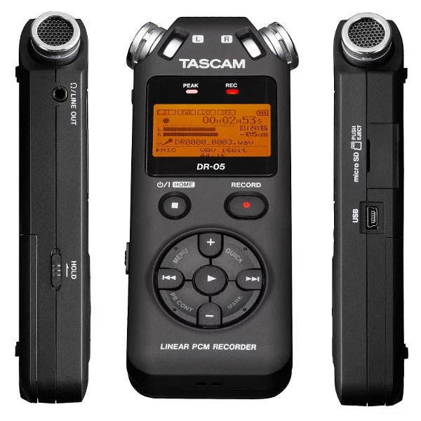 Tascam DR-05 enregistreur recorder radio broadcast