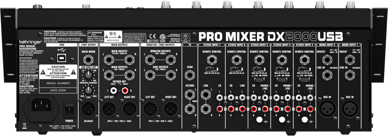 DX2000USB-Rear