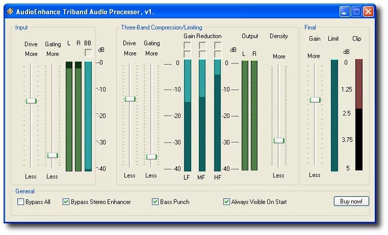 Audio Enhance Triband