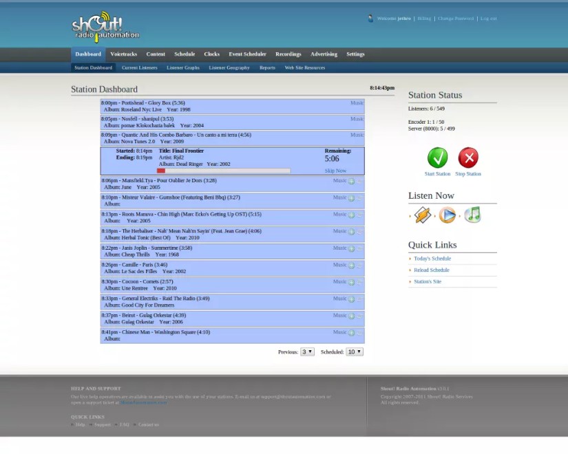 Shout Radio Automation