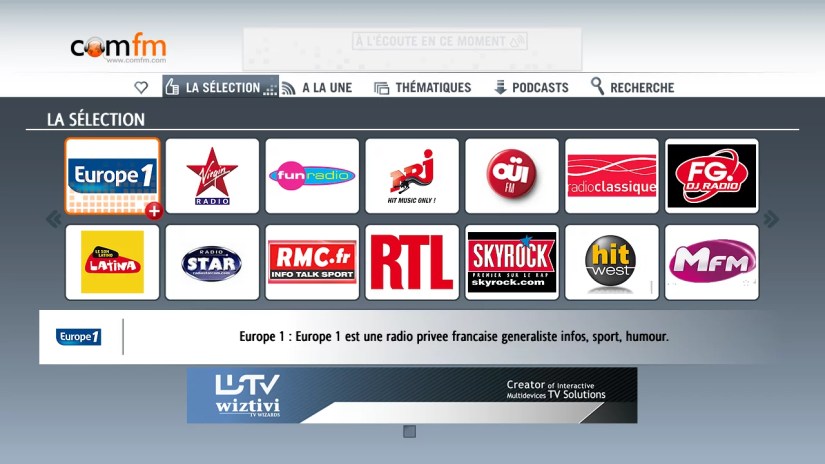 ComFM s'installe sur les LG Smart TV