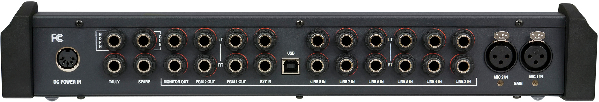 Console analogique broadcast Audioarts Air1 rear