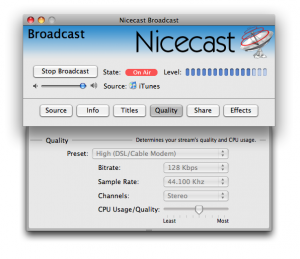 Nicecast logiciel mac streaming broadcast