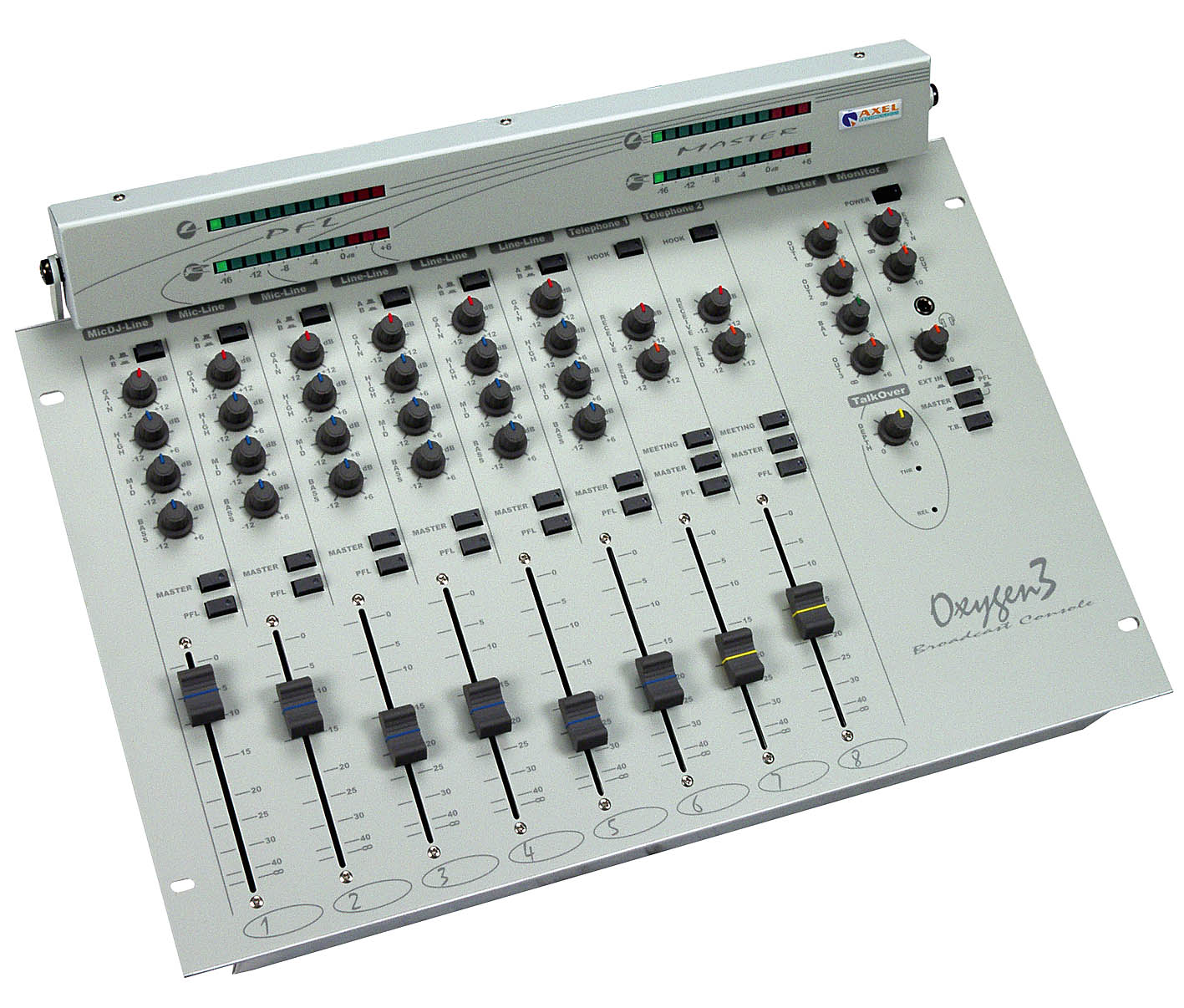 Console analogique broadcast Axel Technology Oxygen 3