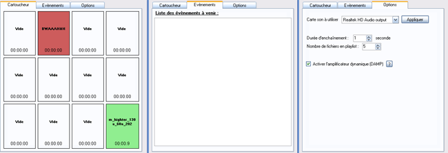 onglets d'accès my radiomatisme