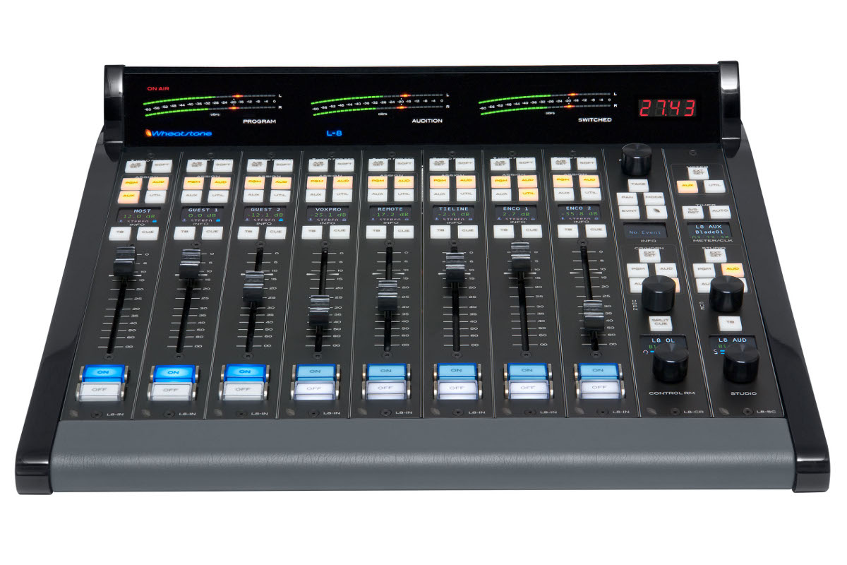 Wheatstone L-8 Radio Console