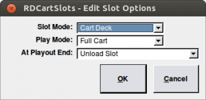 rdcartslots Edit slot options